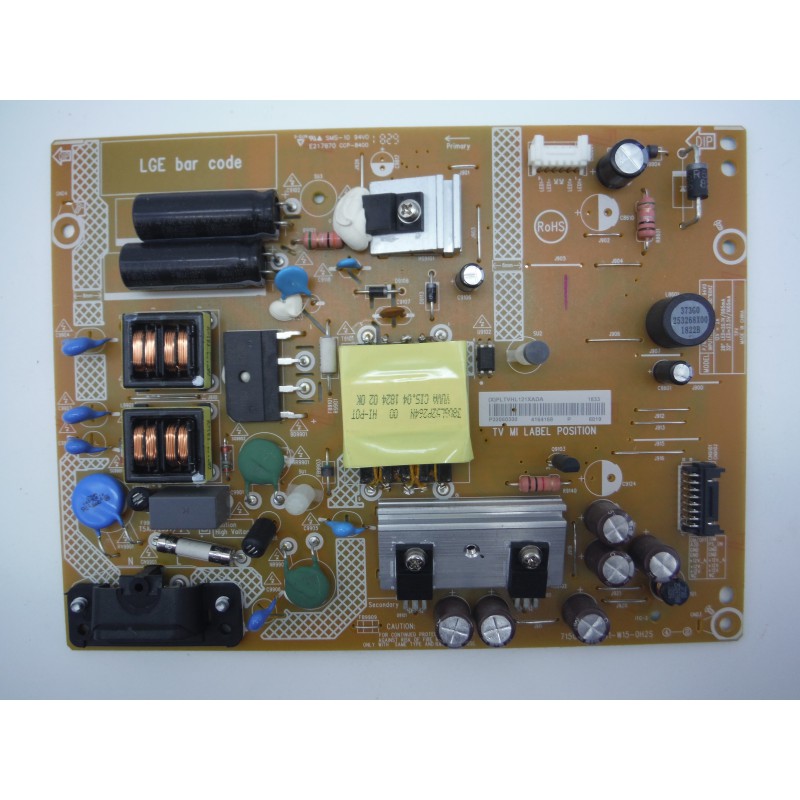 Fuente De Alimentacion Tv LG 32LK500BPLA 715G7801 P01 W15 0H2S Ref3101