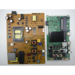 Kit Tv Telefunken TFA43UA655 Power supply 17IPS72 + 17MB170  VES430QNDA Ref3602