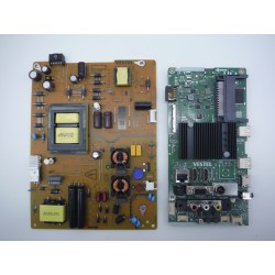 Kit Mainboard + Power supply Tv Selecline 600037536/58S201B 17MB230 + 17IPS72 VES580QNDT Ref3119