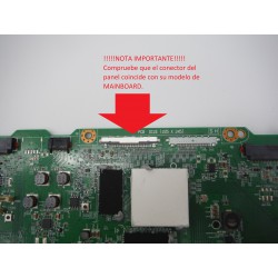 !!!!!NOTA IMPORTANTE!!!!! Compruebe que el conector del panel coincide con su modelo de MAINBOARD.